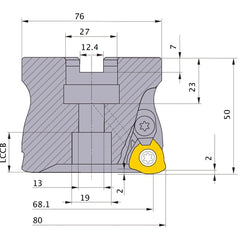 ‎AJX14-080A05R MILL