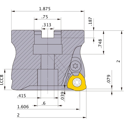 AJXU09R0205 FACE MILL