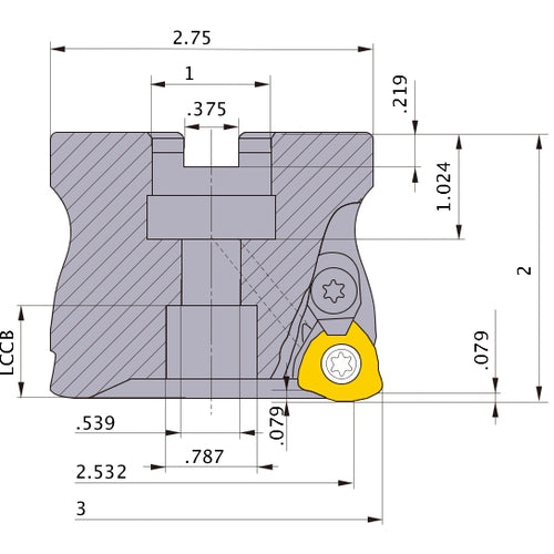 AJXU14R0304C FACE MILL