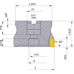 APX4000UR0205A FACE MILL