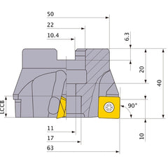 ‎ASX400-063A04R MILL