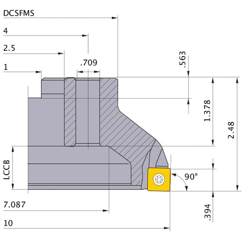 ASX400R1012M FACE MILL