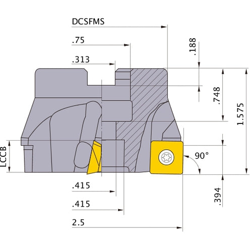 ASX400R2505 FACE MILL