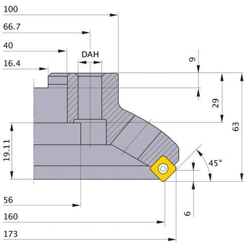 ‎ASX445-160C16R MILL