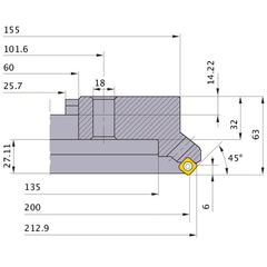 ‎ASX445-200C12R MILL