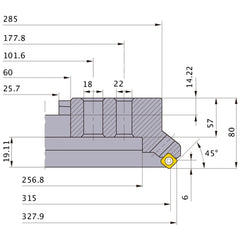 ‎ASX445-315C18R MILL