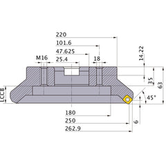 ASX445R25010K MILL
