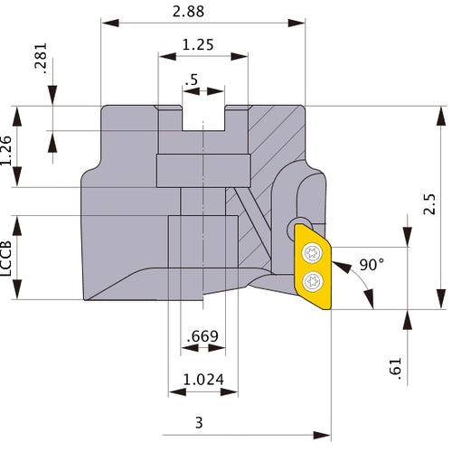 AXD4000UR0303DA FACE MILL
