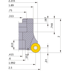 BRP6UPR2505 FACE MILL