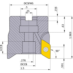 BXD4000R1503 FACE MILL
