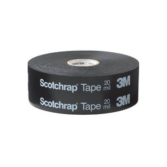 3M Scotchrap Vinyl Corrosion Protection Tape 51 1″ × 100 ft Unprinted Black - Industrial Tool & Supply