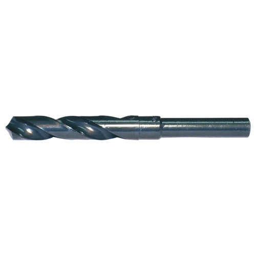 31/32 RHS / RHC HSS 118 Degree Radial Point 1/2 Reduced Shank Silver & Deming Drill - Steam Oxide - Exact Industrial Supply