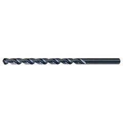 9/32″ RHS / RHC HSS 118 Degree Notched Point Extra Length Drill - Steam Oxide - Exact Industrial Supply