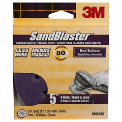 5in × 8Hole 3M™ SandBlaster™ Sanding D Alt Mfg # 99822 - Industrial Tool & Supply