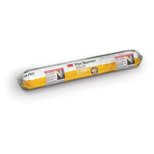 3M Fire Barrier Sealant IC 15WB+ Yellow 20 fl oz Sausage Pack - Industrial Tool & Supply