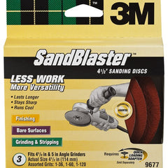 4.5 in 3M™ SandBlaster™ Sanding D Alt Mfg # 54764 - Industrial Tool & Supply