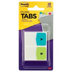 1 in × 1.5 in Post-it(R) Filing Tabs 686-ALPHA Alt Mfg # 93033 - Industrial Tool & Supply