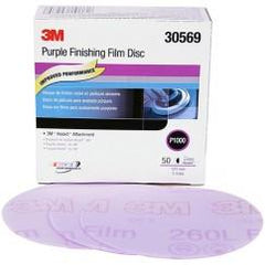 5 - P1000 Grit - 30569 Film Disc - Industrial Tool & Supply