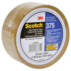 Scotch Box Sealing Tape 375 Tan 48 mm × 50 m - Industrial Tool & Supply