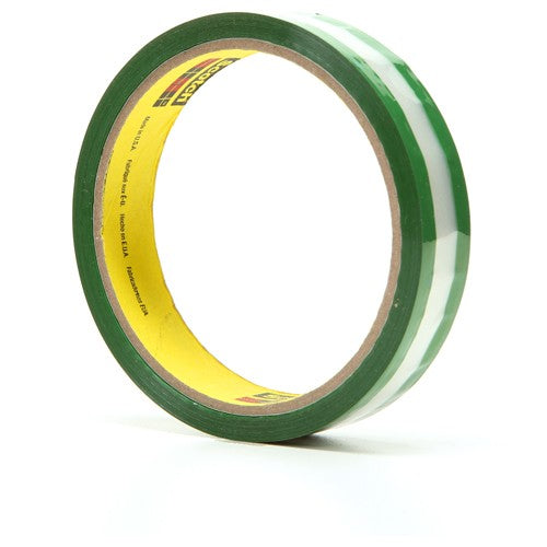 3M Riveters Tape 685 Transparent with Green Adhesive 3/4″ × 36 yd 1.7 mil - Industrial Tool & Supply