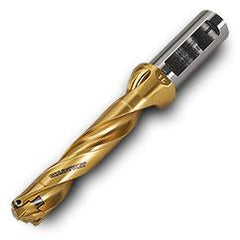 TD0700010B9R01 1.5XD Universal Shank Gold Twist Replaceable Tip Drill Body - Industrial Tool & Supply