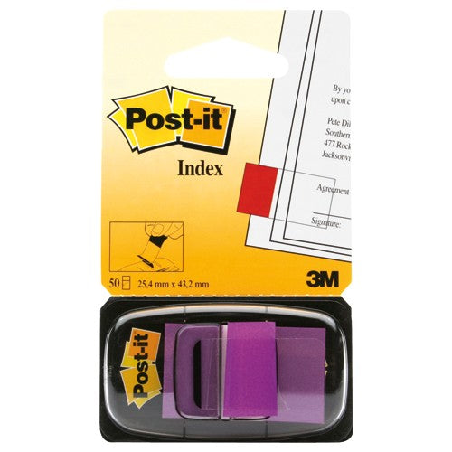 ‎Post-it Flags 680-8 (36) 1″ × 1.7″ (25 4 mm × 43 2 mm) Purple - Exact Industrial Supply