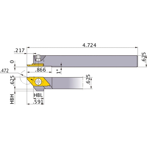 CTAHR-102 TURNING HOLDER