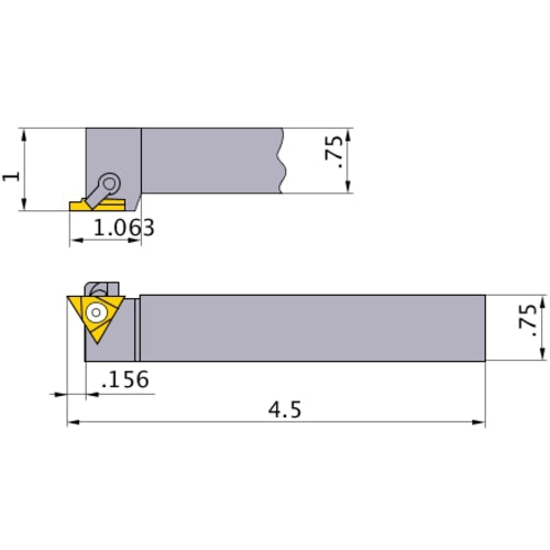 ‎MTVOL-12-4B TURNING HOLDER
