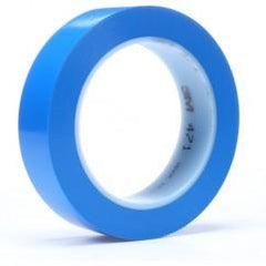 List 471 1" x 36 yds Vinyl Tape - Blue - Industrial Tool & Supply