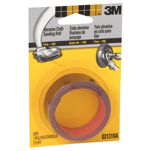 3M Abrasive Cloth Sanding Roll 03131 1″ × 6 ft fine - Industrial Tool & Supply