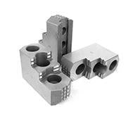Hard Chuck Jaws - 1.5mm x 60 Serrations - Chuck Size 10" inches - Part #  KT-100HJ2-X - Industrial Tool & Supply