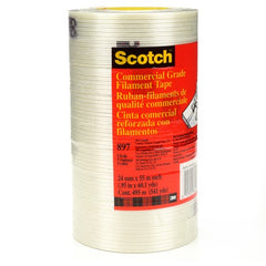 Scotch Filament Tape 897 Clear 24 mm × 55 m 5 mil - Industrial Tool & Supply