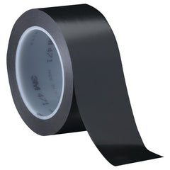 3M Vinyl Tape 471 Black 3/4″ × 36 yd 5.2 mil Individually Wrapped Conveniently Packaged - Industrial Tool & Supply