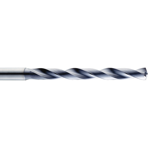 11 mm Dia. × 12 mm Shank × 71 mm Flute Length × 118 mm OAL, 5xD, 140°, TA, 2 Flute, Coolant Thru, Round Solid Carbide Drill