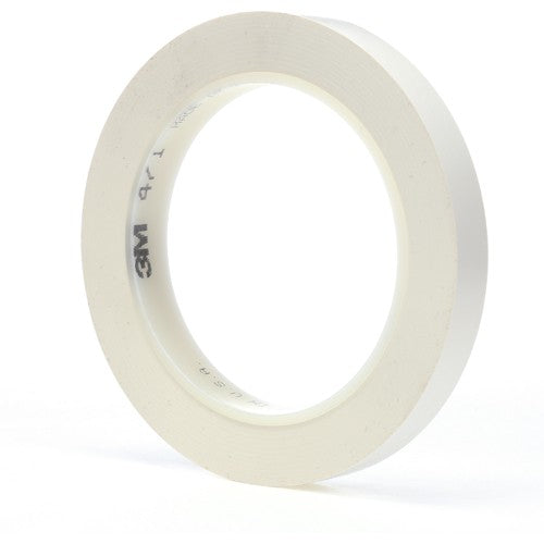 3M Vinyl Tape 471 White 1/2″ × 36 yd 5.2 mil - Industrial Tool & Supply