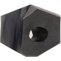 1.5 × 4 × 2.3 × 50 mm 4 Flute 0.3mm C/R Carbide End Mill-Plain Shank - Exact Industrial Supply