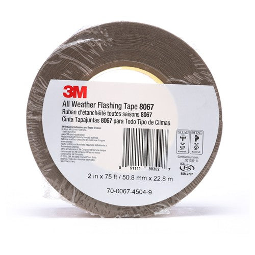 3M All Weather Flashing Tape 8067 Tan Non-Slit Liner 2″ × 75 Ft - Industrial Tool & Supply
