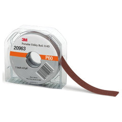 3M Portable Utility Cloth Roll 314D P60 X-weight 1″ × 8 yd - Industrial Tool & Supply