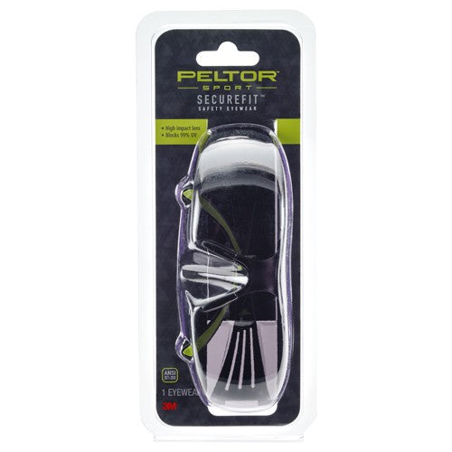‎Peltor Sport SecureFit Safety Eyewear SF400-PG-8 Gray/AF Lens - Industrial Tool & Supply