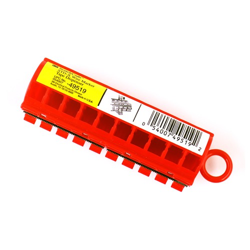 3M ScotchCode Wire Marker Tape Dispenser STD-X compact design for easy handling - Industrial Tool & Supply