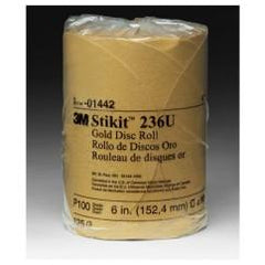 6 - P100 Grit - 236U Disc Roll - Industrial Tool & Supply