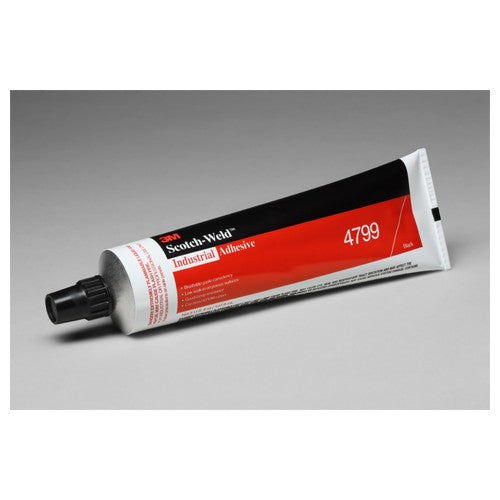 3M Industrial Adhesive 4799 Black 5 Oz Tube - Industrial Tool & Supply