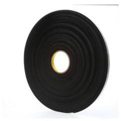 1/2X36 YDS 4508 BLACK VINYL FOAM - Industrial Tool & Supply