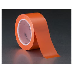 3M Vinyl Tape 471 Orange 1/4″ × 36 yd 5.2 mil Individually Wrapped Conveniently Packaged - Industrial Tool & Supply