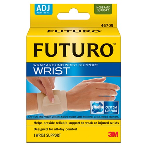 Adjustable Beige FUTURO™ Wrap Around Wrist Sup Alt Mfg # 20091 - Industrial Tool & Supply