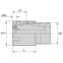 LABER16M COOLANT LOCKNUT - Industrial Tool & Supply