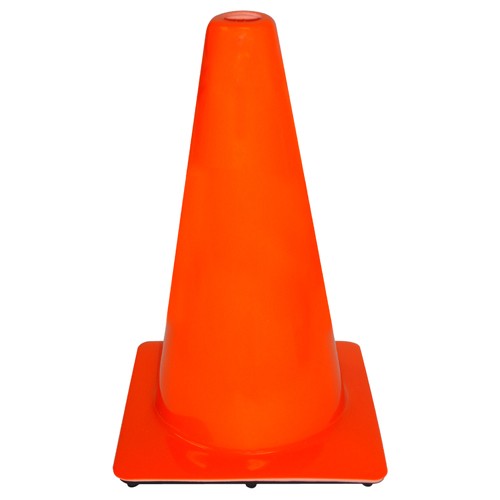 3M 18″ PVC Non Reflective Traffic Safety Cone 90128H1-C Orange - Industrial Tool & Supply