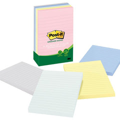 Post-it Greener Notes 660-RP-A 4″ × 6″ (101 mm × 152 mm) Helsinki colors - Exact Industrial Supply