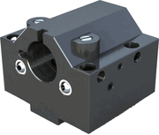 Tool Block - NEX350-8437-INT, 2-1/2 ”ID with Int. Coolant - Industrial Tool & Supply