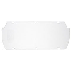 Double Matrix Faceshield - Clear Acetate 7 × 16 3/4″ / 0.040″ Thick - Industrial Tool & Supply